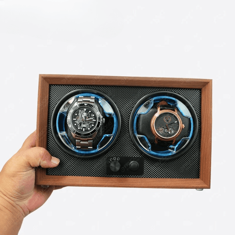 Double remontoir de montre pour montres automatiques
