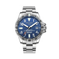 ALESIA | Bleu/argent, 43mm