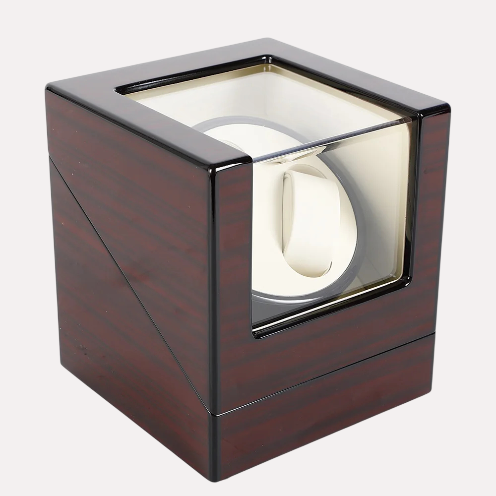 Remontoir Double Montres Automatique avec Vitrine Acrylique