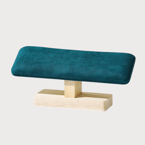 Support de Montre T-Bar en Bois et Velours
