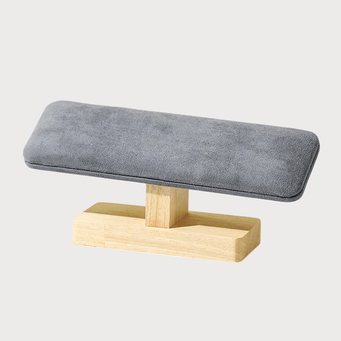 Support de Montre T-Bar en Bois et Velours