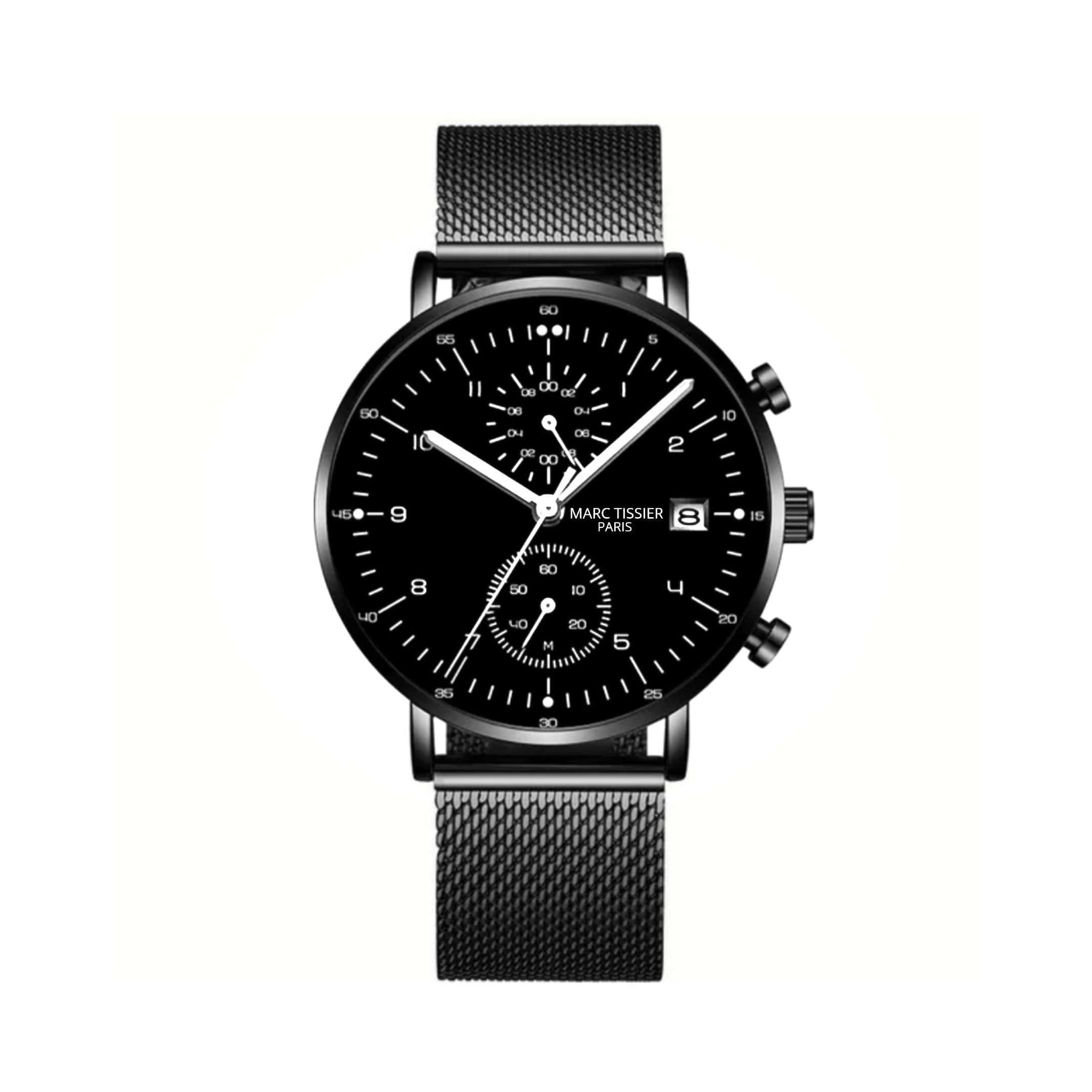 montre homme bracelet acier