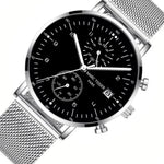 Charger l'image dans la galerie, montre homme bracelet acier
