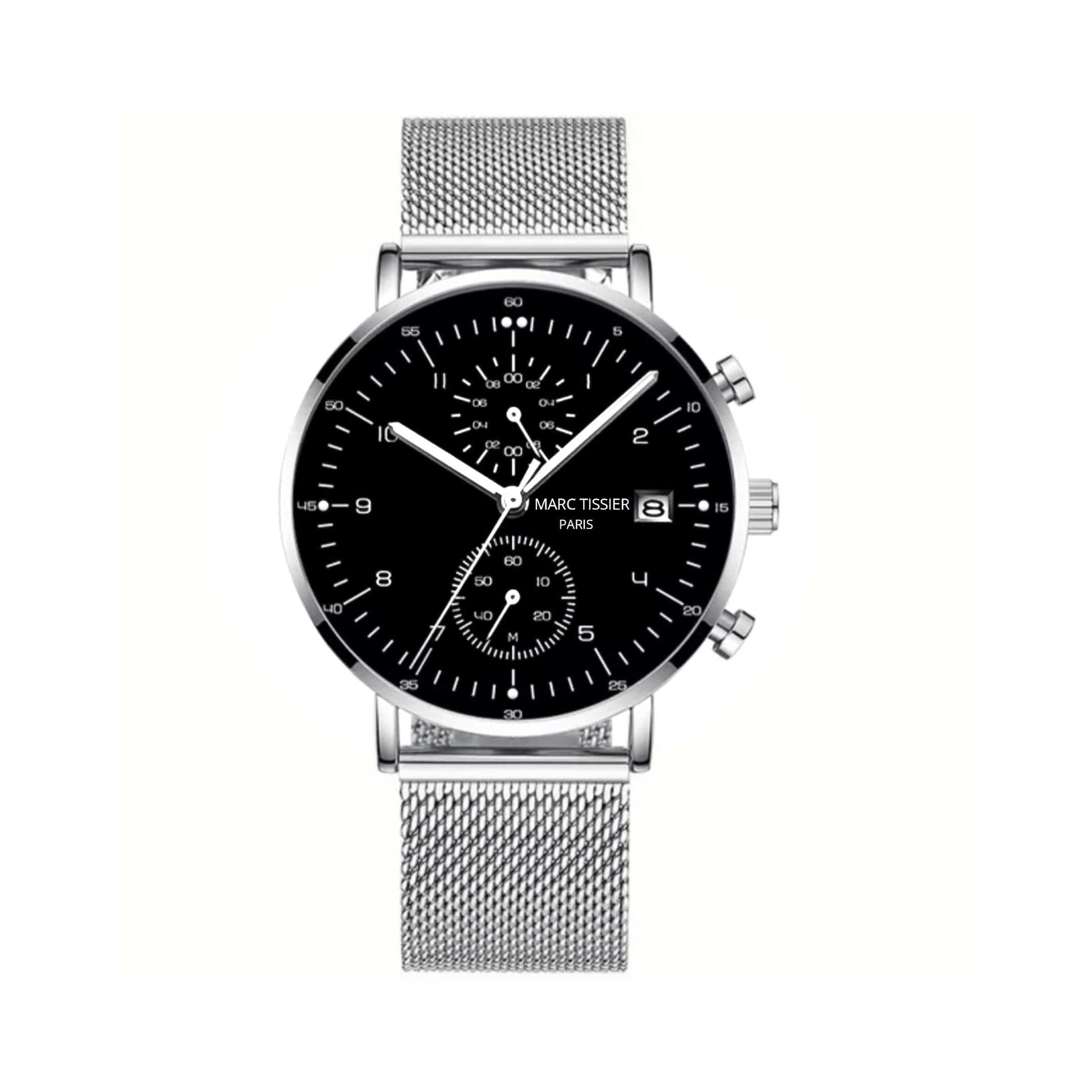 montre homme bracelet acier