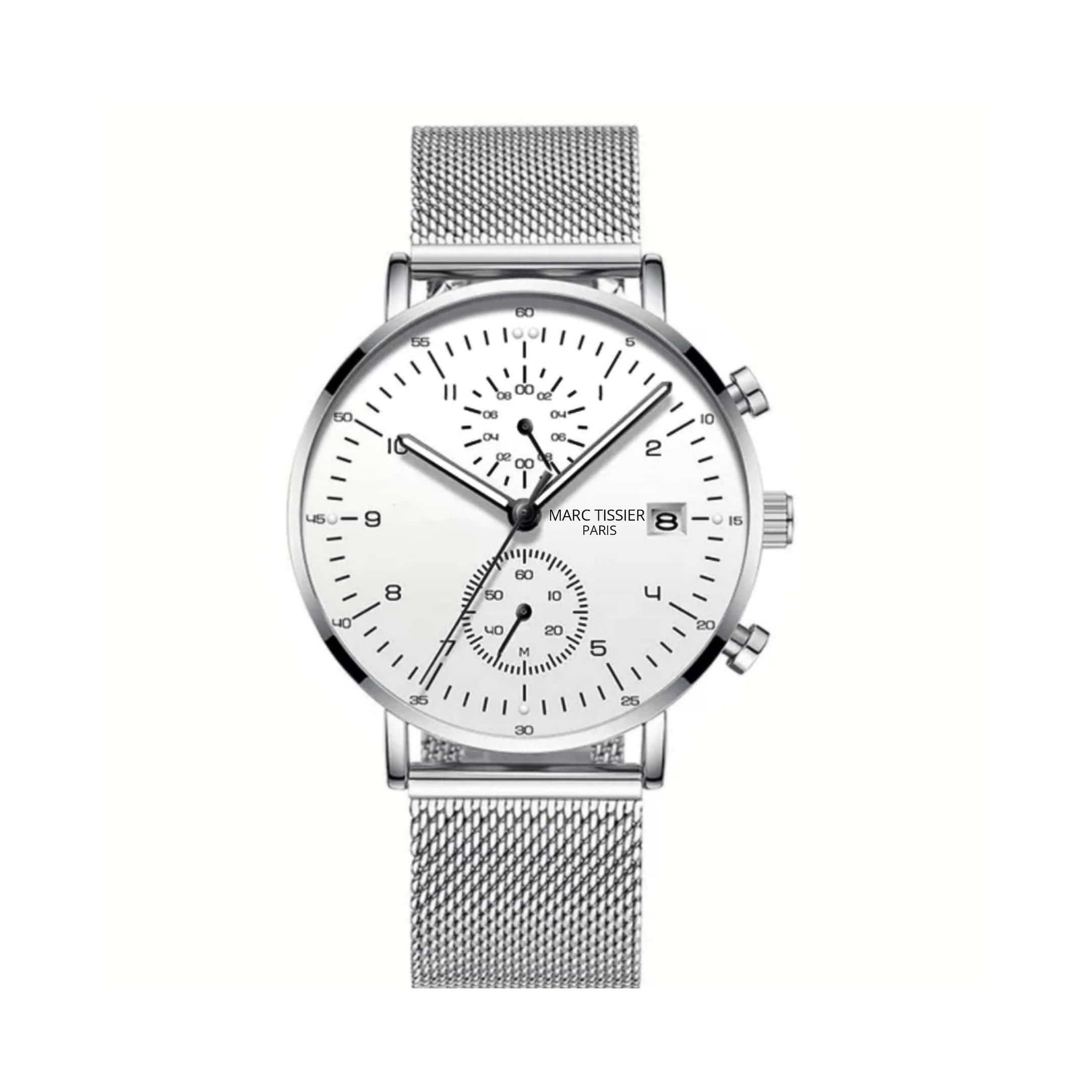 montre homme bracelet acier