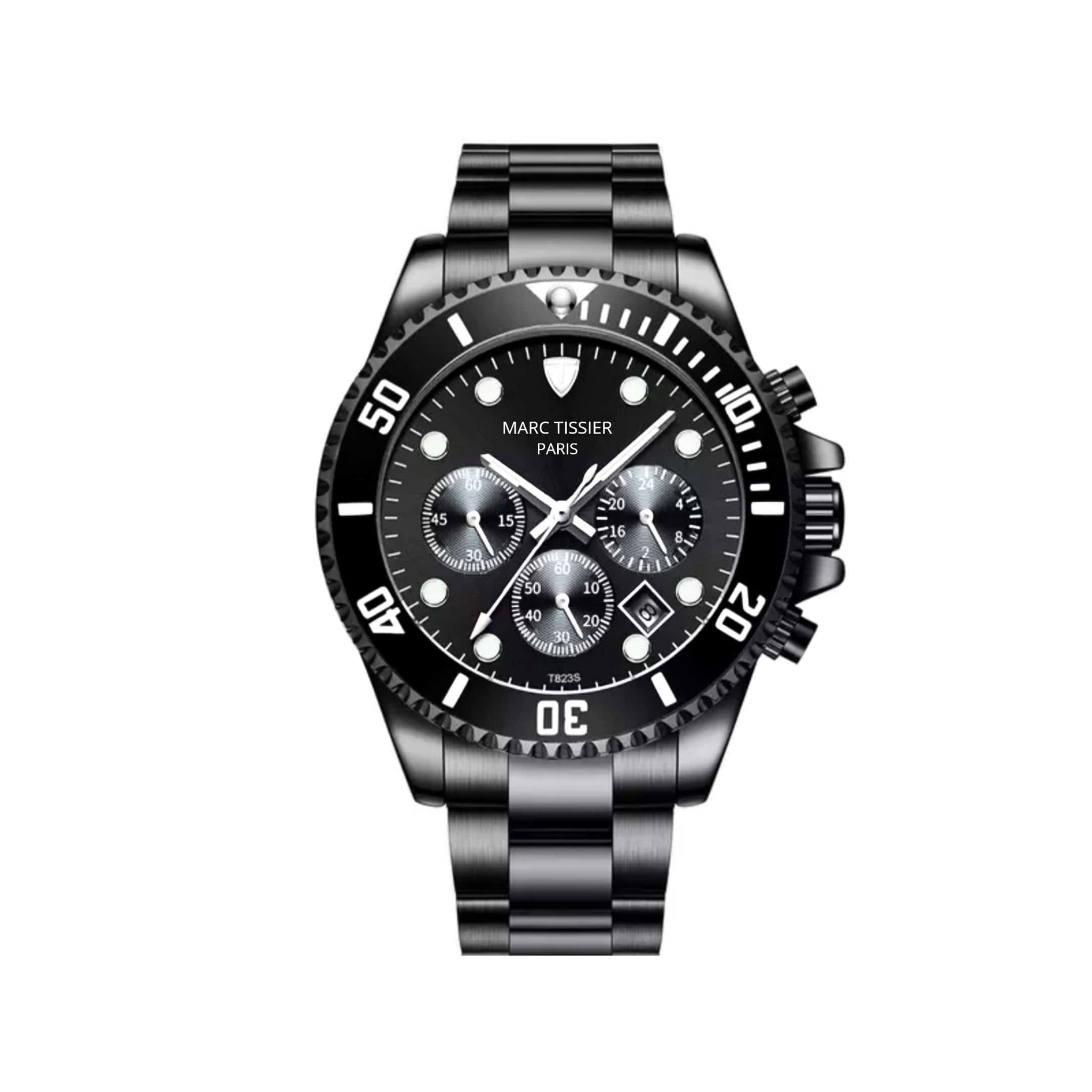 montre homme bracelet acier