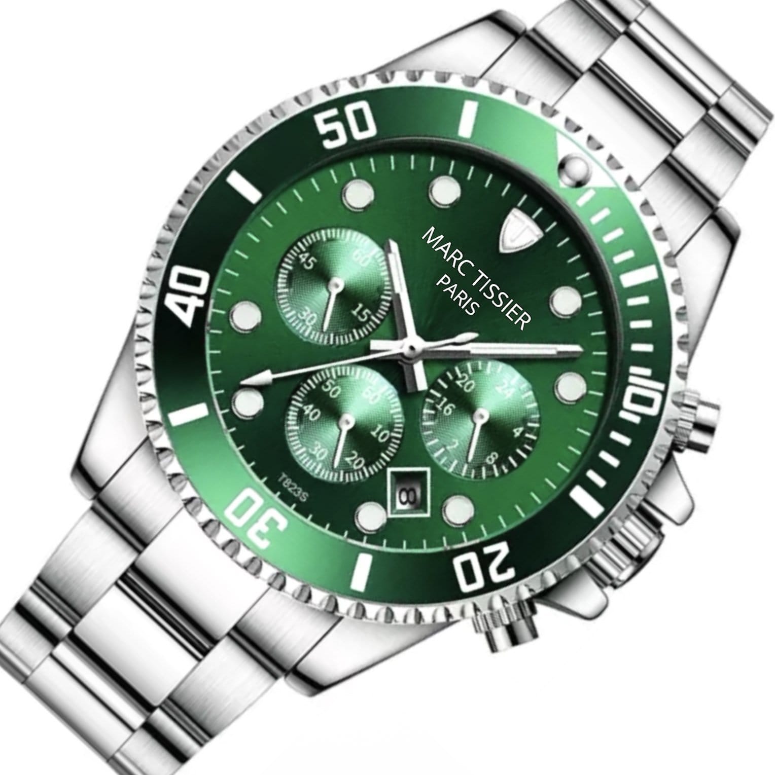 montre homme bracelet acier