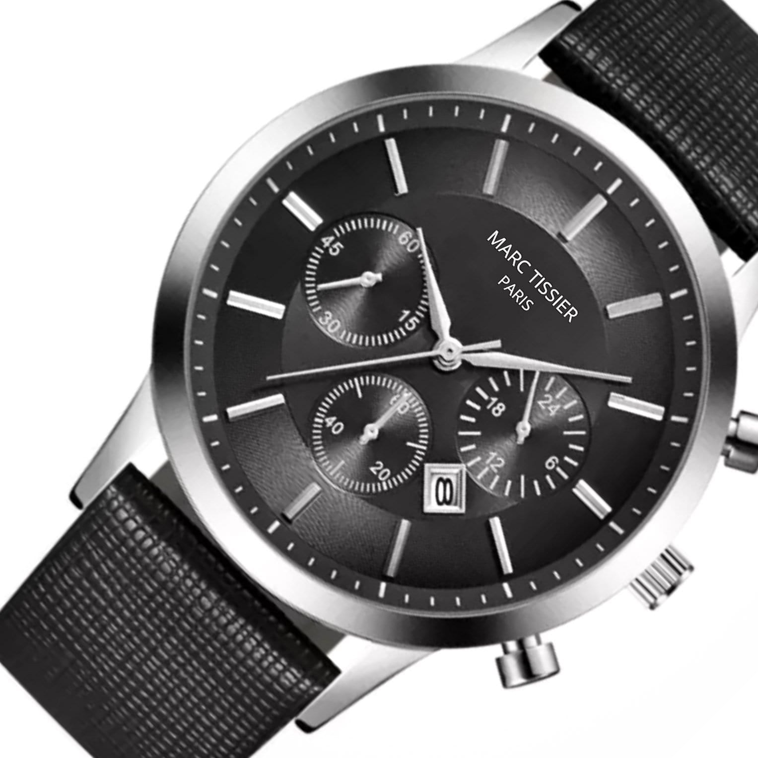 montre homme bracelet cuir